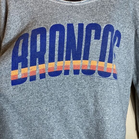 Junk food clothing Denver broncos pullover scoop neck sweater NFL Colorado - Picture 2 of 4